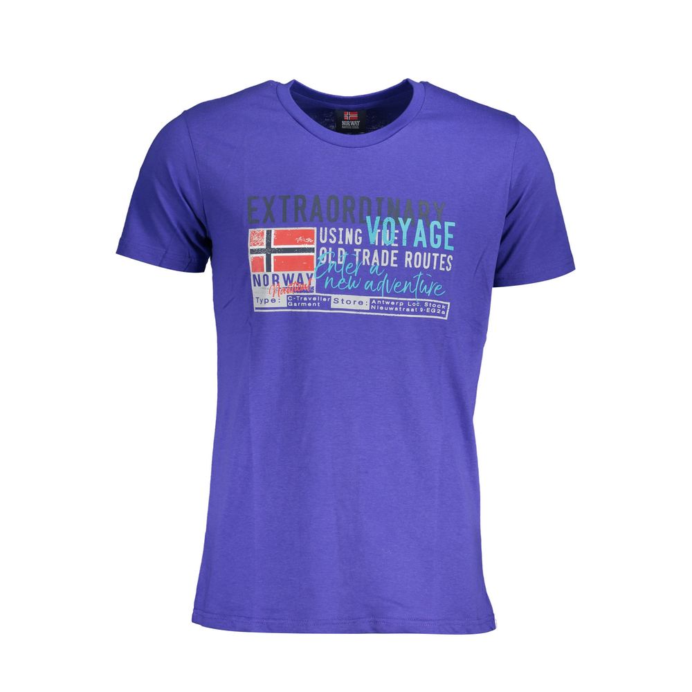 Norway 1963 Blue Cotton T-Shirt - XL