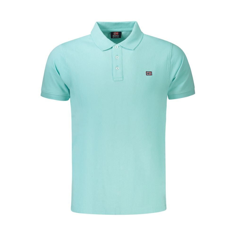 Norway 1963 Light Blue Cotton Polo Shirt