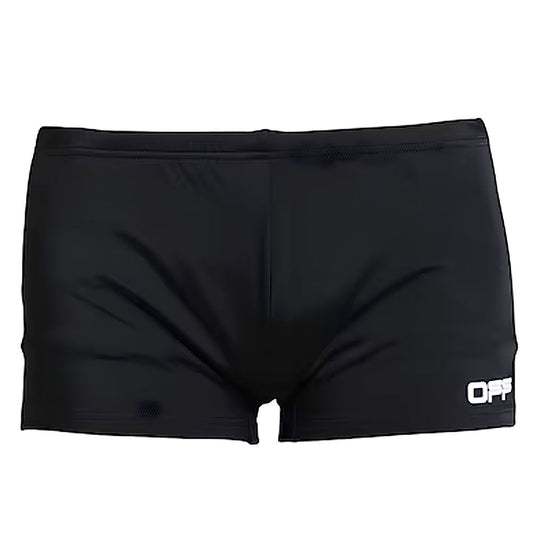 Off-White Black Nylon Men’s Swim Trunk - L