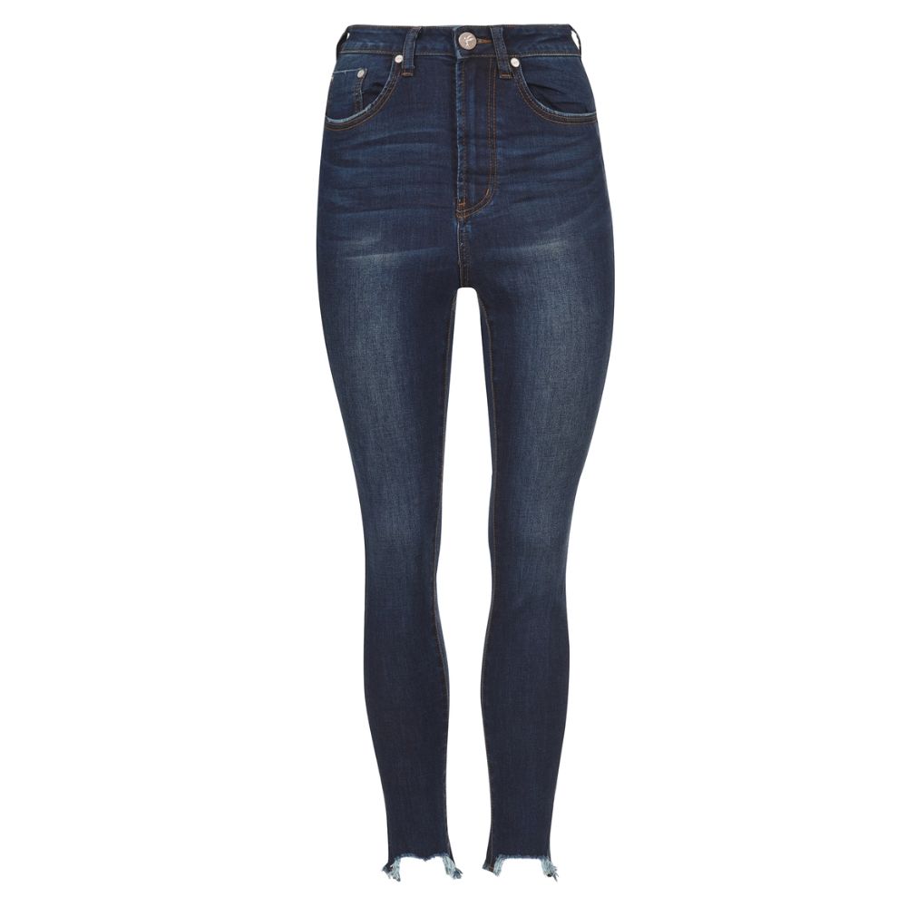 One Teaspoon Dark Blue Cotton Women’s Skinny Jean - W23