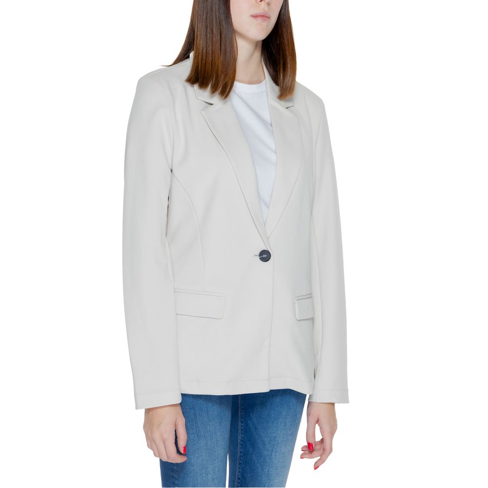 Only Beige Polyester Suits & Blazer