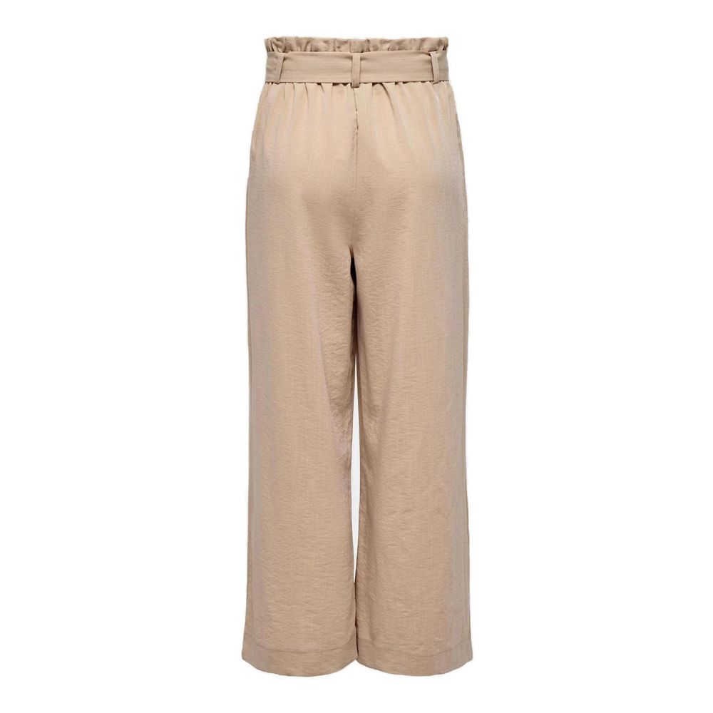 Only Beige Viscose Jeans & Pant