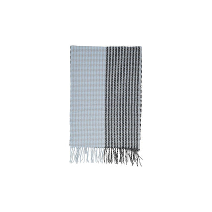 Only Blue Polyester Polyester Scarf - One Size