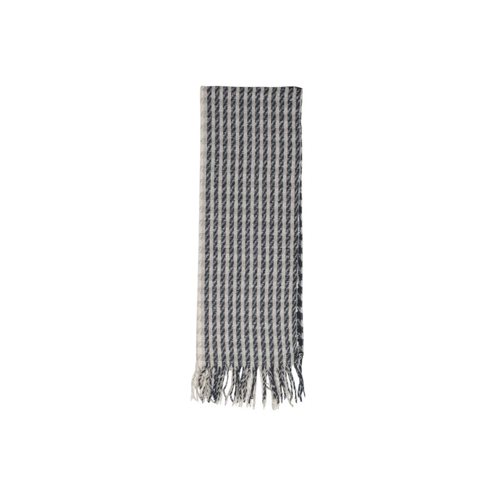 Only Gray Polyester Polyester Scarf - One Size