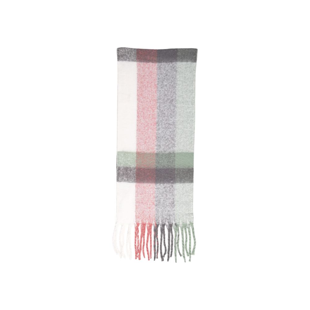 Only Gray Polyester Polyester Scarf - One Size