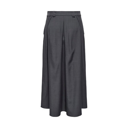 Only Gray Polyester Skirt - IT44|L