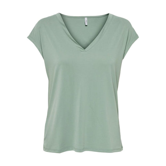 Only Green Tencel Tops & T-Shirt - XL