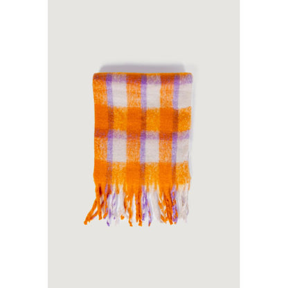 Only Orange Polyester Scarf - One Size