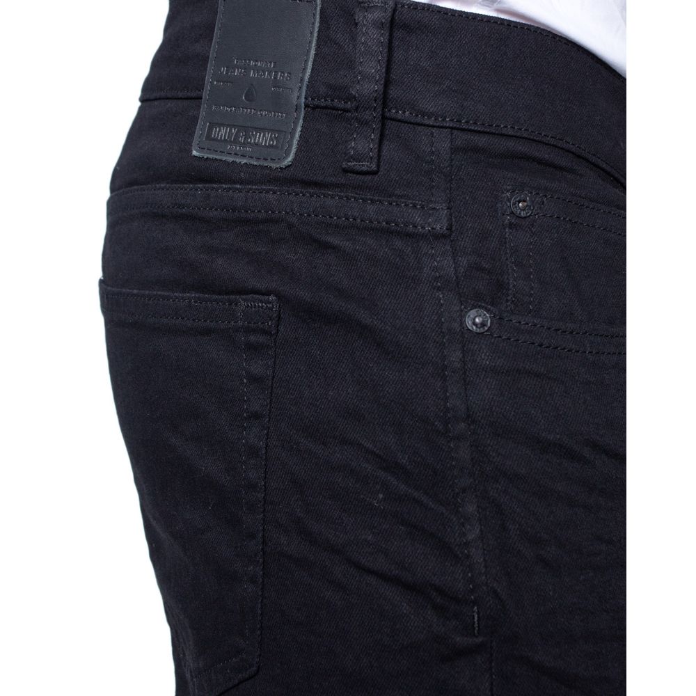 Only & Sons Black Cotton Jeans & Pant - W29 | L30