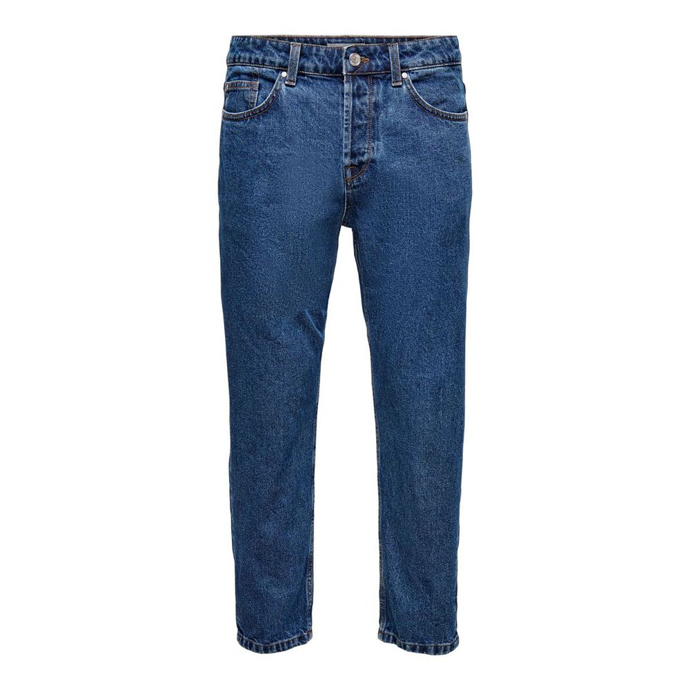 Only & Sons Blue Cotton Jeans & Pant - W34 | L34