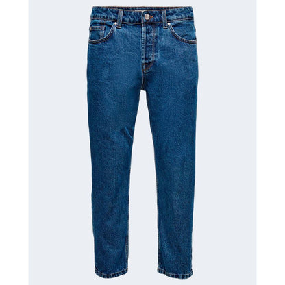 Only & Sons Blue Cotton Jeans & Pant - W34 | L34