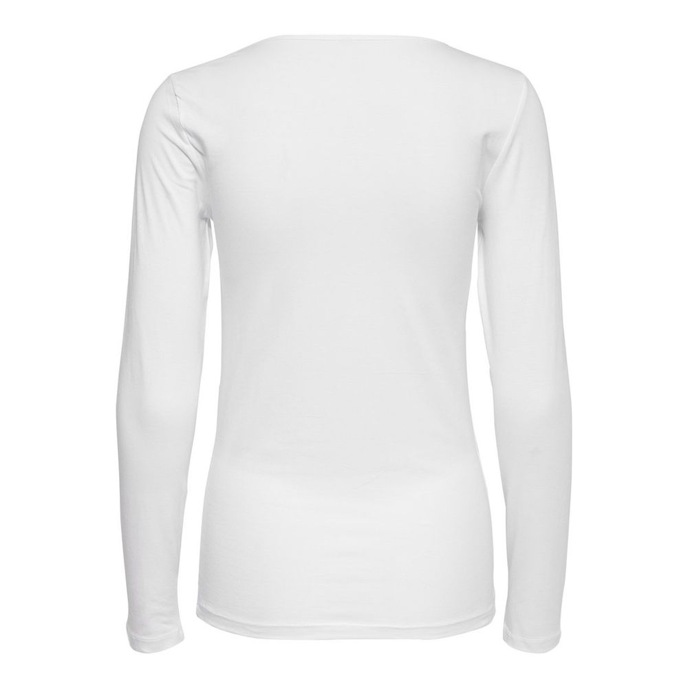 Only White Cotton Tops & T-Shirt - IT40|S