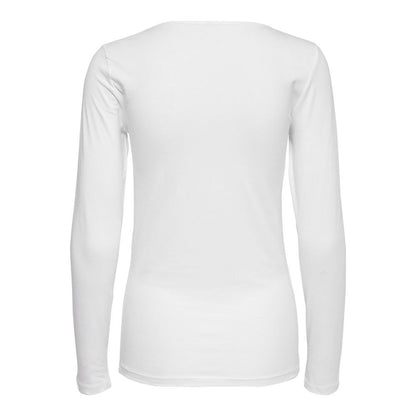 Only White Cotton Tops & T-Shirt - IT40|S