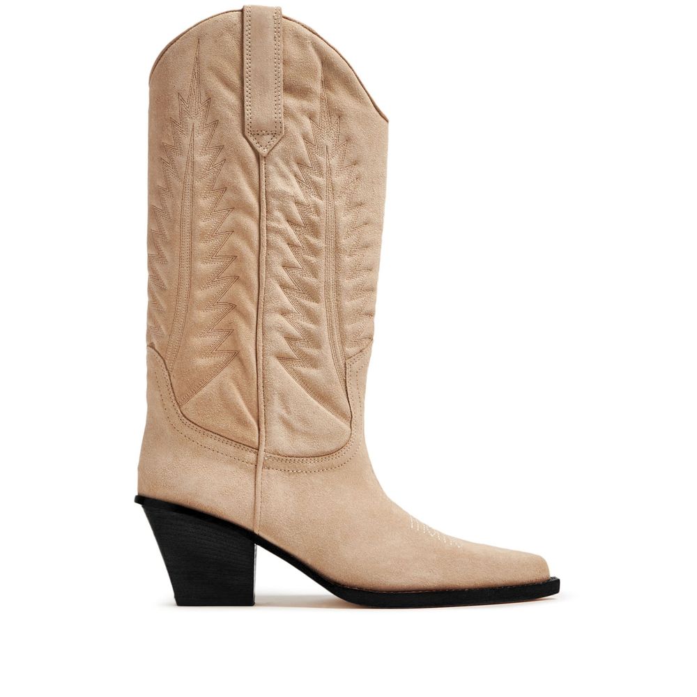 Paris Texas Beige Leather Boot - EU36/US6