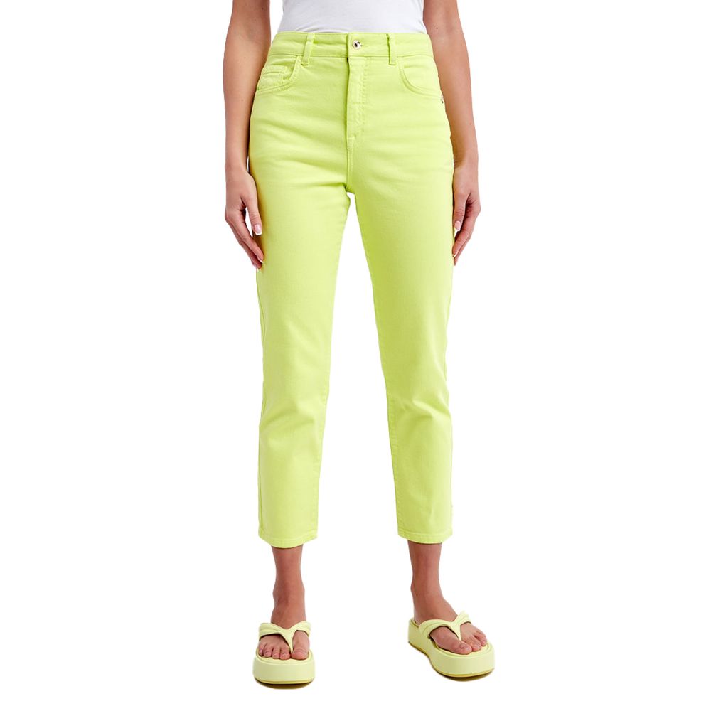 Patrizia Pepe Chic High-Waisted Lime Trousers - W28