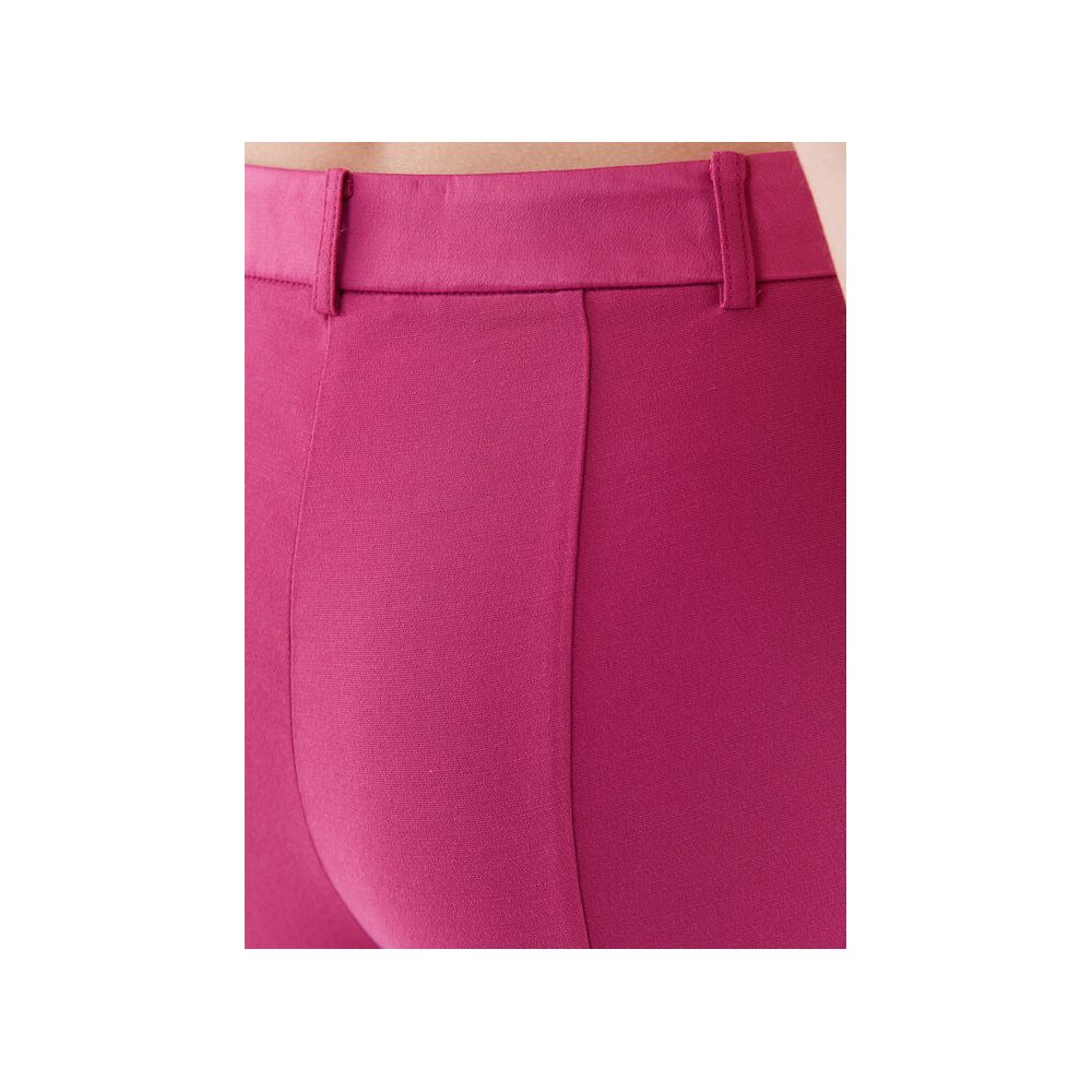 Patrizia Pepe Elegant Fuchsia Palazzo Trousers - W42