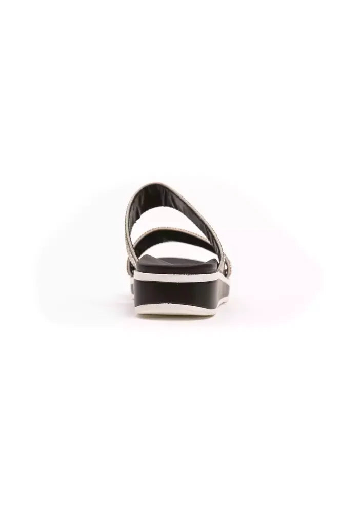 Péché Originel Silver Polyethylene Women Sandal