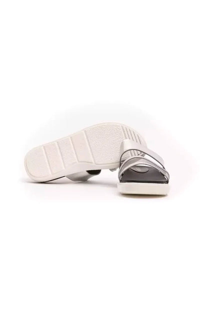 Péché Originel Silver Polyethylene Women Sandal - EU39/US9