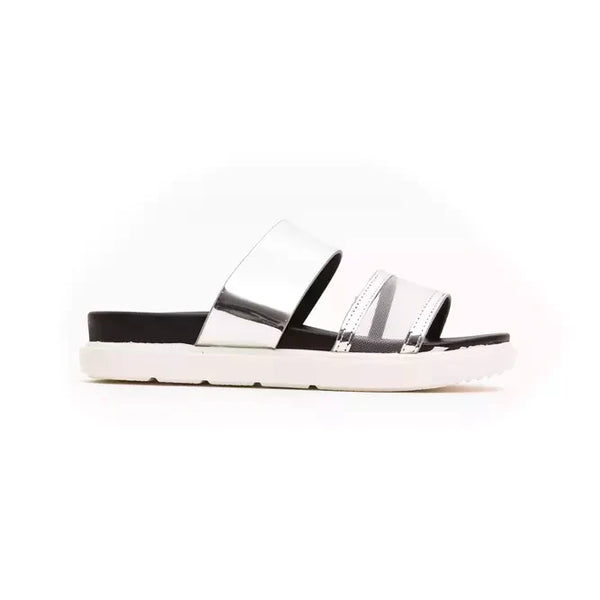 Péché Originel Silver Polyethylene Women Sandal - EU39/US9