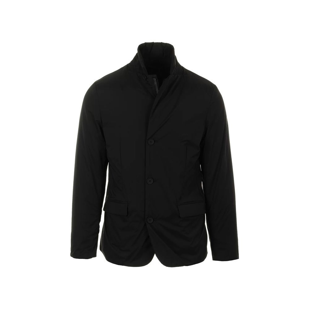 People Of Shibuya Black Polyester Jacket - IT52 | XL