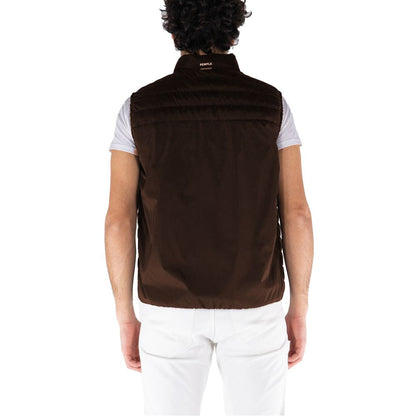 People Of Shibuya Green Polyester Men Vest - IT48 | M