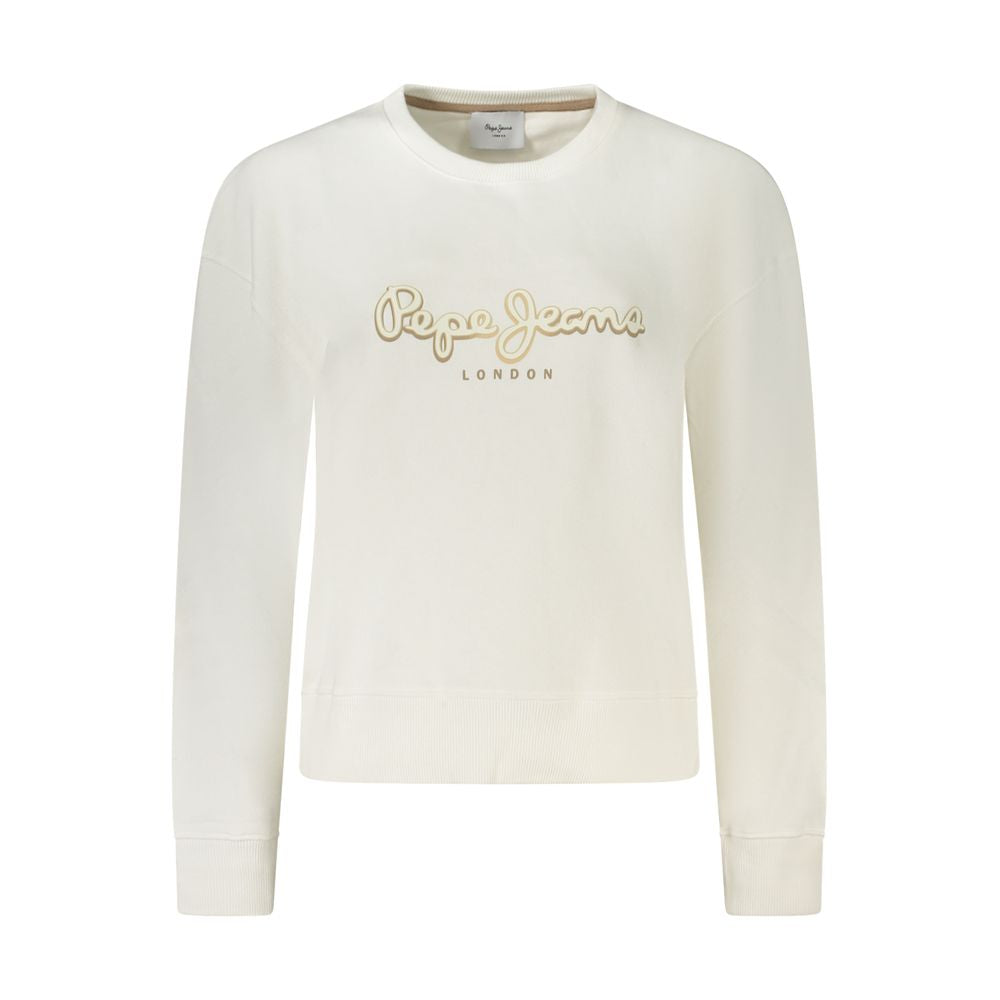 Pepe Jeans White Cotton Women Sweater