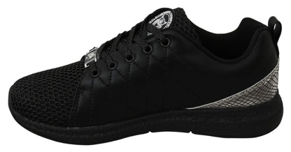 Philipp Plein Elegant Black Gisella Sneakers - EU36/US5.5