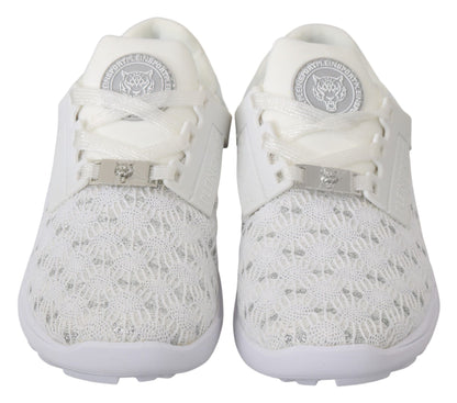 Philipp Plein Trendy White Beth Sneakers for Women - EU37/US6.5