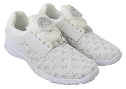 Philipp Plein Trendy White Beth Sneakers for Women - EU37/US6.5