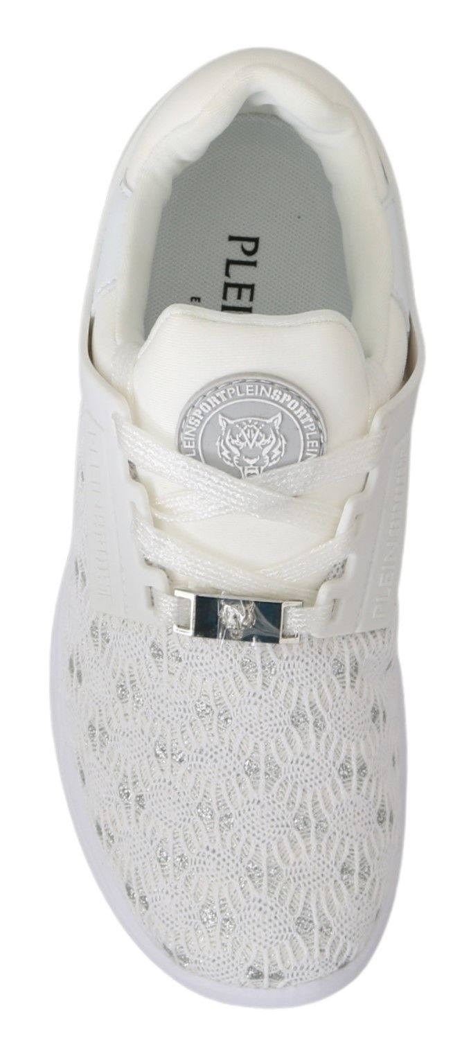 Philipp Plein Trendy White Beth Sneakers for Women - EU37/US6.5