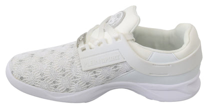 Philipp Plein Trendy White Beth Sneakers for Women - EU37/US6.5