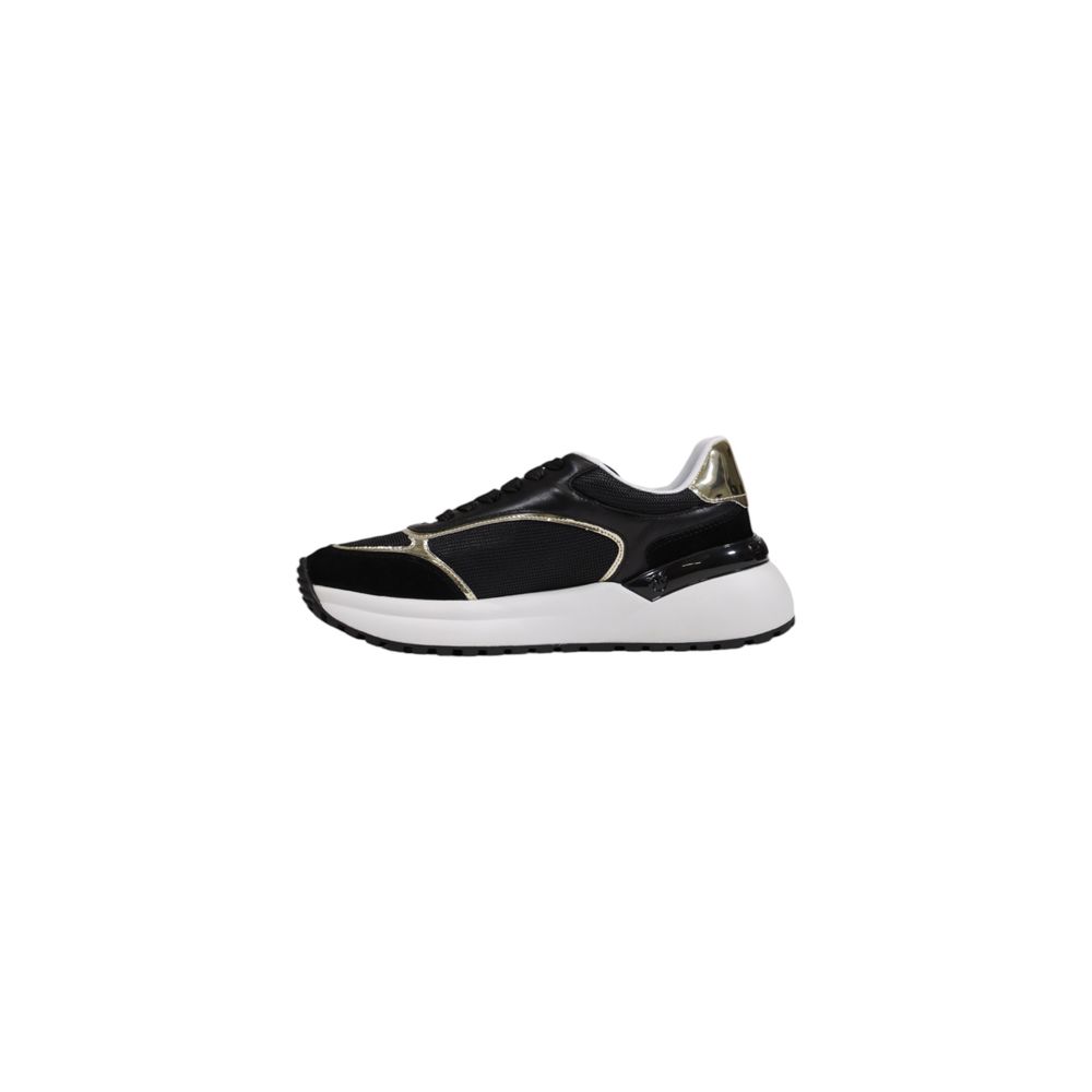 PINKO Black Leather Sneaker - EU38/US8