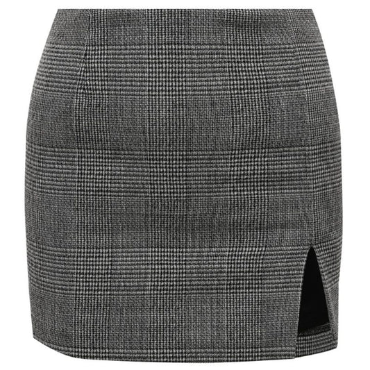 PINKO Black Wool Skirt