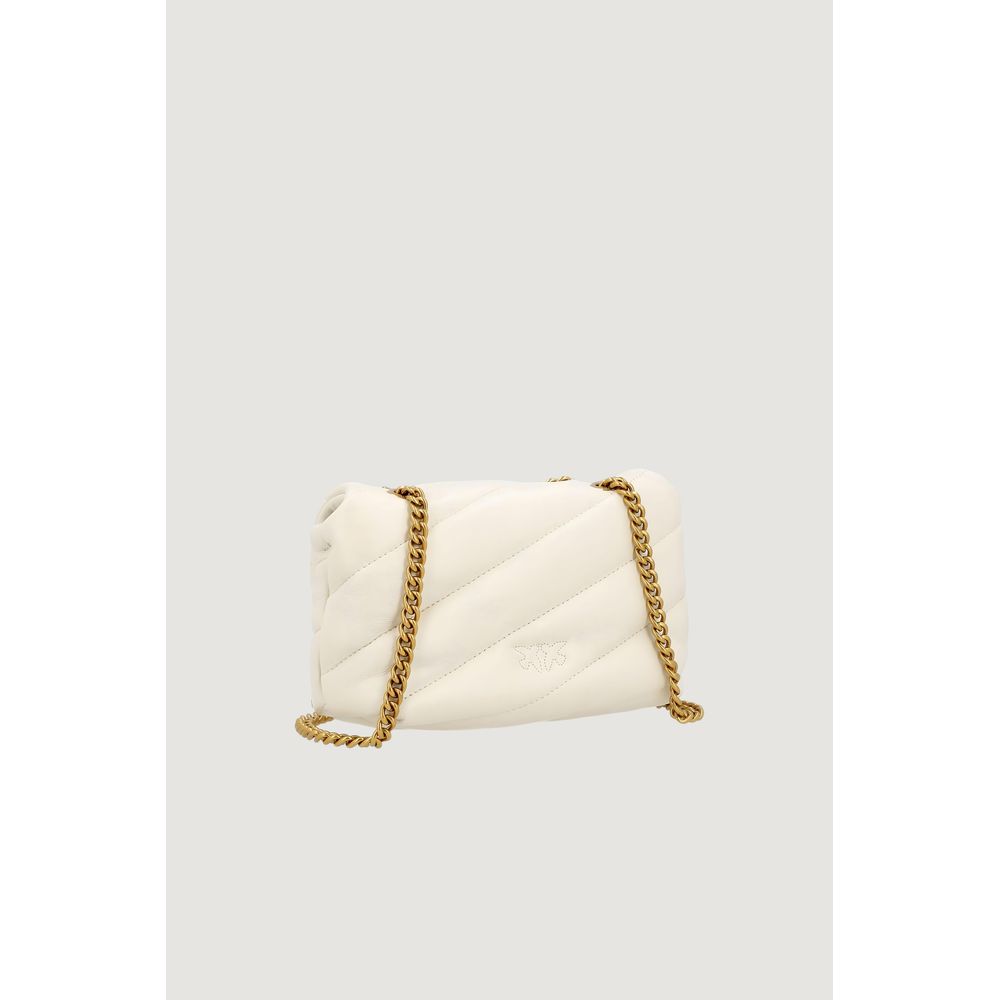 PINKO White Leather Handbag