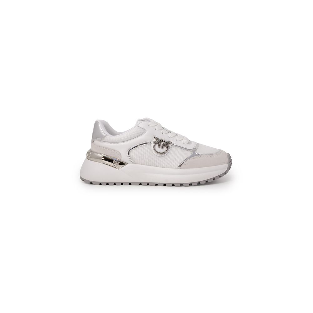 PINKO White Leather Sneaker - EU36/US6