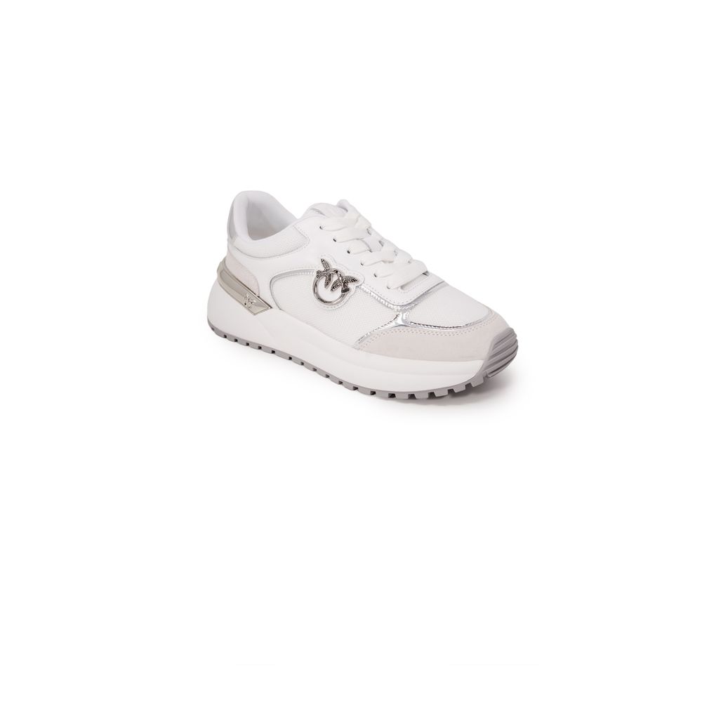 PINKO White Leather Sneaker - EU36/US6