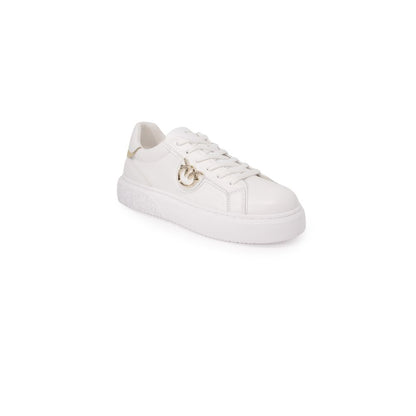 PINKO White Leather Sneaker - EU40/US10