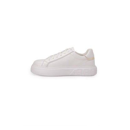 PINKO White Leather Sneaker - EU40/US10