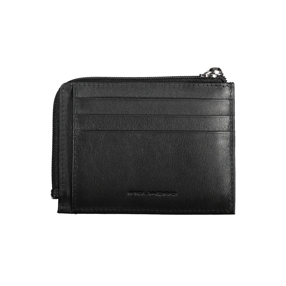 Piquadro Black Leather Men Wallet