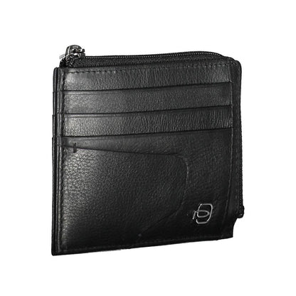 Piquadro Black Leather Men Wallet