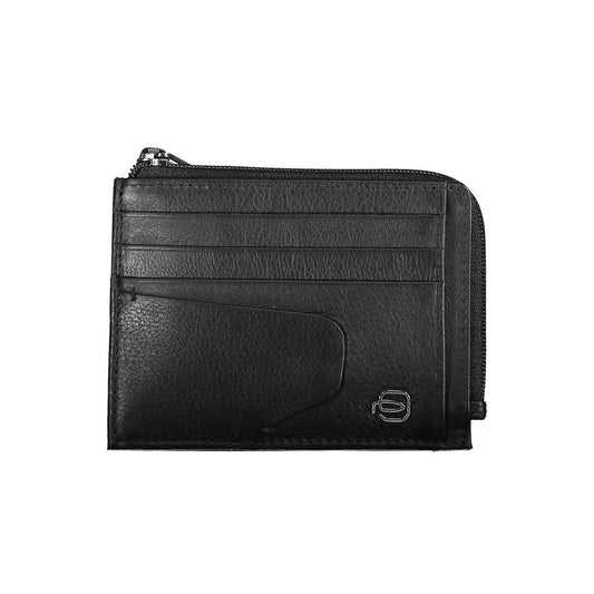 Piquadro Black Leather Men Wallet