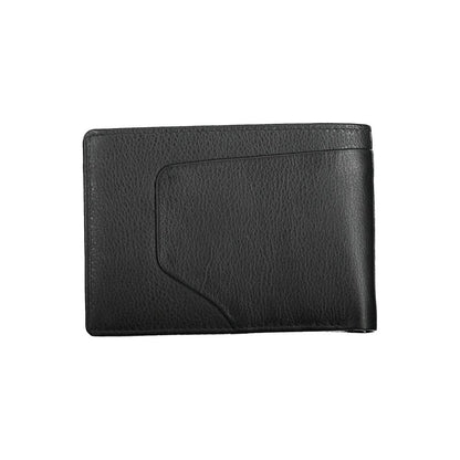 Piquadro Black Leather Mens Wallet