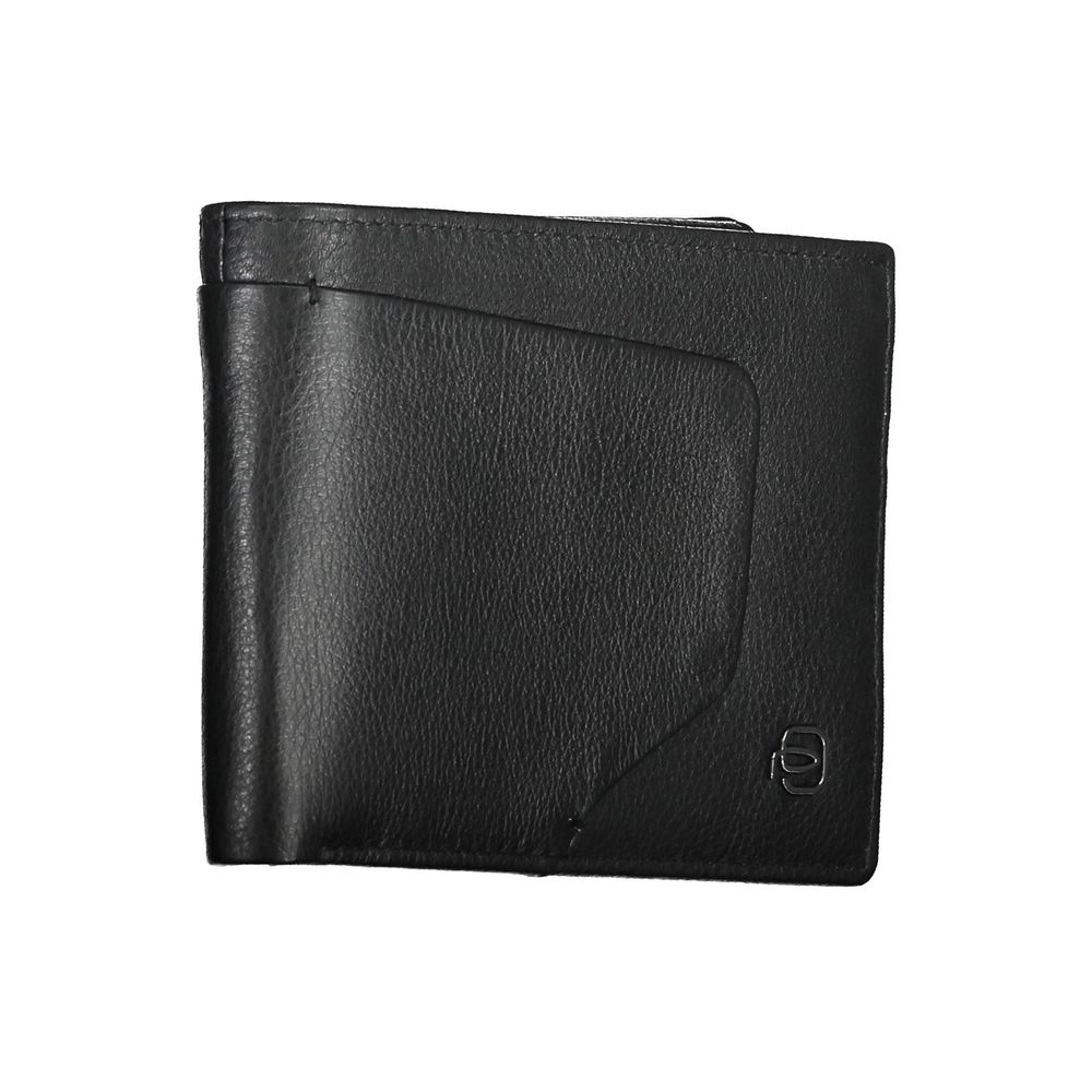 Piquadro Black Leather Mens Wallet