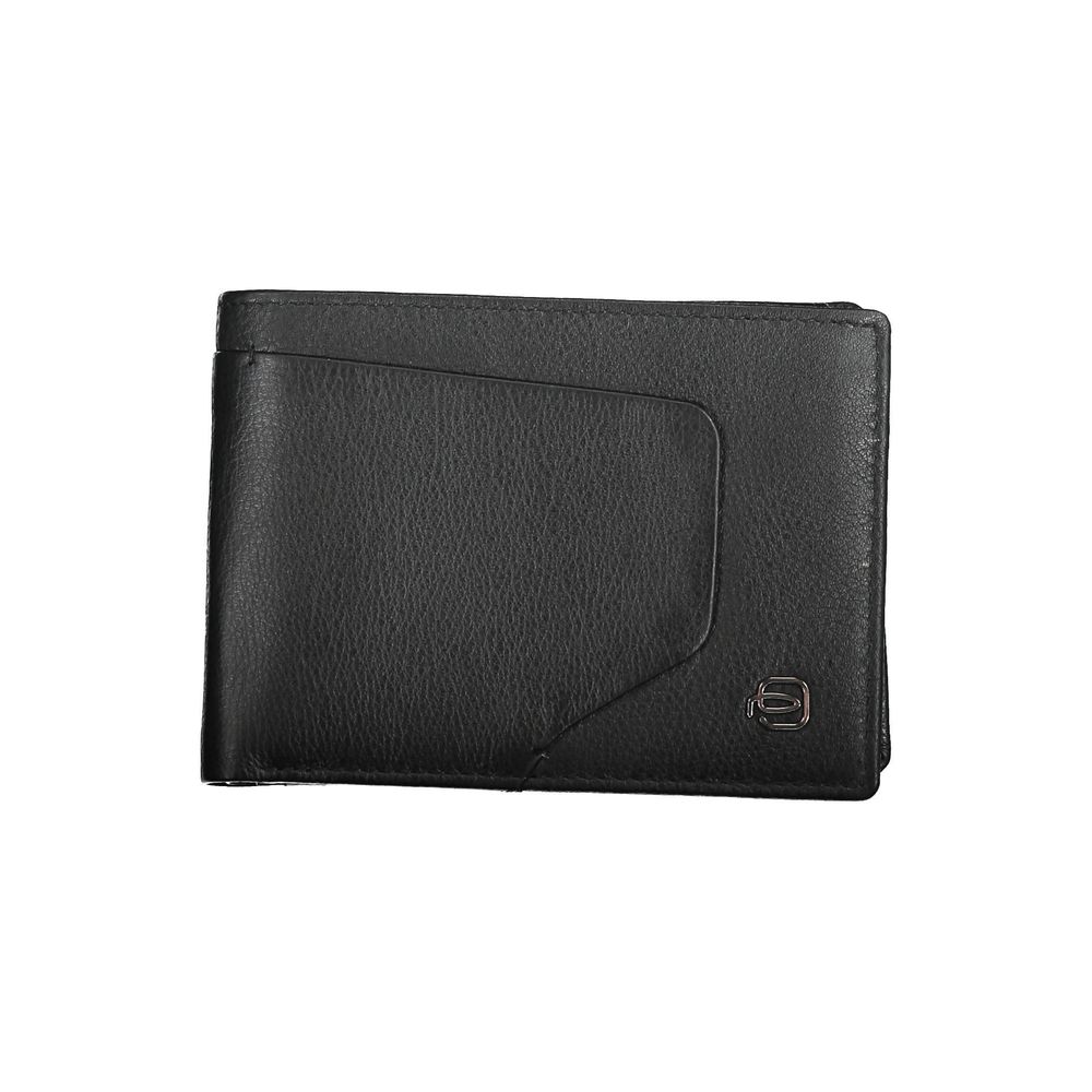 Piquadro Black Leather Mens Wallet