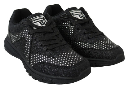 Plein Sport Elegant Black Runner Jasmines Sport Shoes - EU36/US6