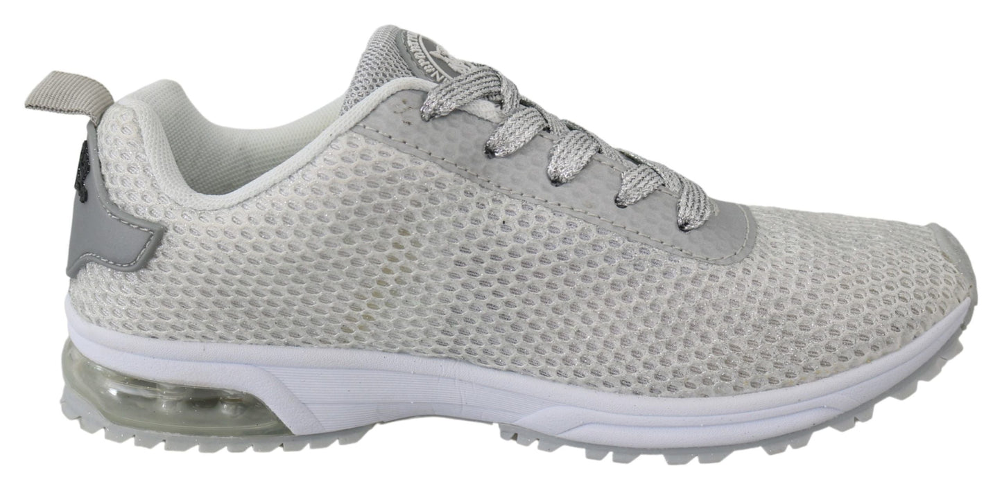 Plein Sport Glamorous Silver Gretel Sport Sneakers - EU36/US6