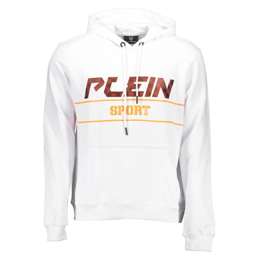 Plein Sport White Cotton Men Sweater