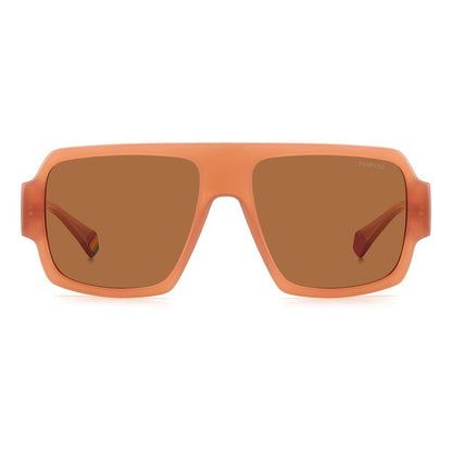 Polaroid Beige Resin Sunglasses