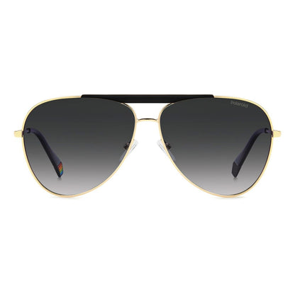 Polaroid Black Metal Sunglasses