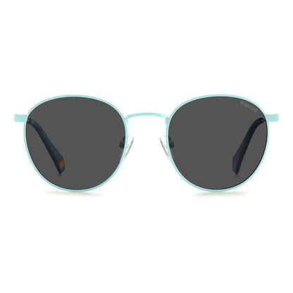 Polaroid Blue Stainless Steel Sunglasses